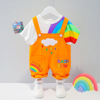 Eboo Rainbow Print Baby Boy Outfit Set