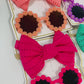 Eboo Flower Sunglasses with Bow Headband Set for Kids and Toddlers, Perfect for Summer Parties and Costumes