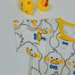 Eboo Boys Cute Duck Printed Round Neck Pure Cotton T-Shirt With Shorts