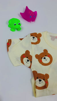Eboo Boys Bear Printed Dress 2PCS SET