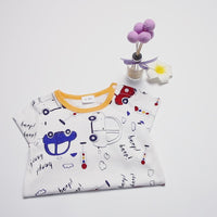Eboo Newborn Cars Print Romper Cute,Comfortable,Soft