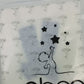 Eboo 100% Cotton Plain White and Blue Bow Summer Dress