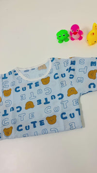 Eboo Summer Cute Teddy Print outfit Set for Kids