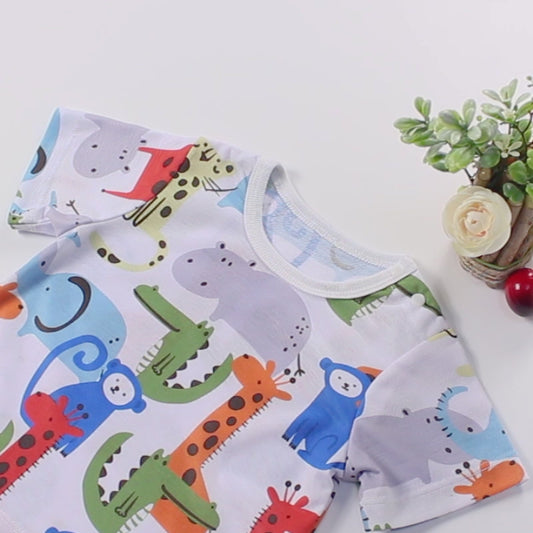 Eboo Boys T-shirt & Shorts Set with Glasses