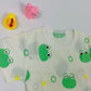 Eboo Cute Frog Printed Short Sleeve Sleepwear and Shorts 2Pcs Outfit Clothes