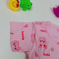 Eboo Girls Printed Round Neck T-shirt With Shorts - Clothing Set