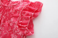 Eboo Floral Ruffled Sleeveless Dress for Girls