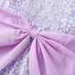 Eboo Toddler Baby Girl Summer Sleeveless Flying Sleeve Printed Bowknot Dress
