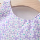 Eboo Toddler Baby Girl Summer Sleeveless Flying Sleeve Printed Bowknot Dress