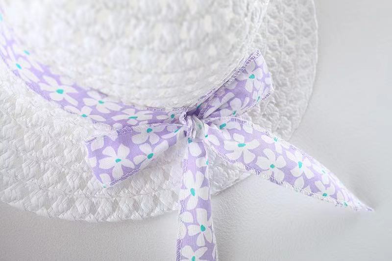 Eboo Toddler Baby Girl Summer Sleeveless Flying Sleeve Printed Bowknot Dress