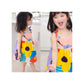 Eboo Cotton Frock with Big Flowers and Leaves