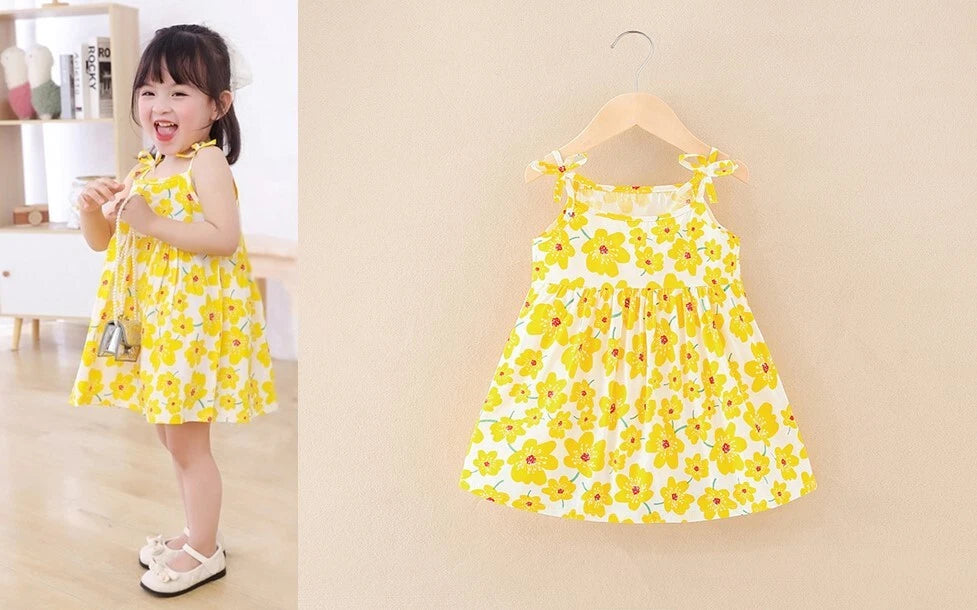 Eboo Adorable Pink Floral Sundress