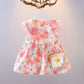 Eboo Baby Girl Sleeveless Floral Printed Sundress