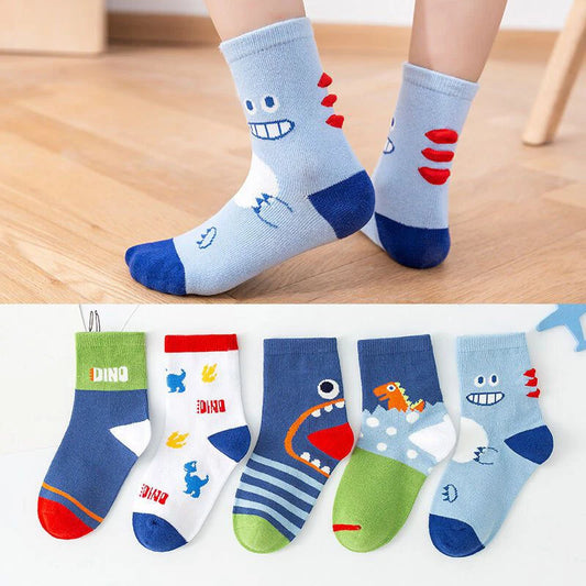 5 Pairs Kids Baby Girls Boys Toddlers Warm Socks
