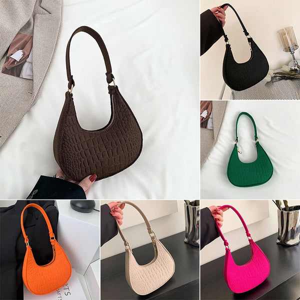 Eboo Women Felt Cloth Stone Patterned Shoulder Bags