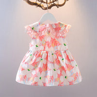 Eboo Baby Girl Sleeveless Floral Printed Sundress