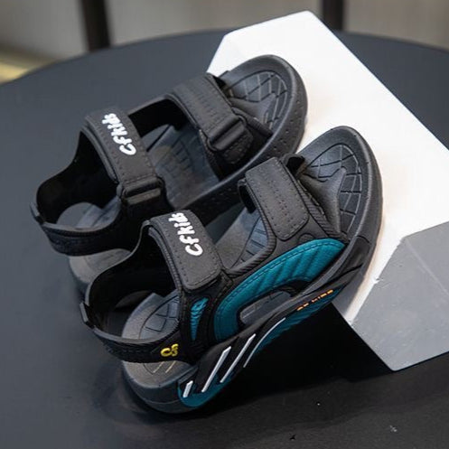 Eboo Boys' Stylish Open-Toe Sandals - Cool & Comfortable * with Straps, Soft PVC Sole