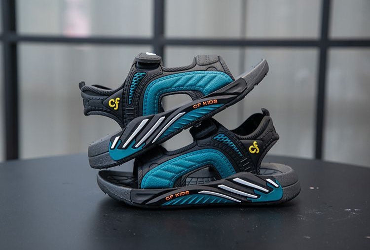 Eboo Boys' Stylish Open-Toe Sandals - Cool & Comfortable * with Straps, Soft PVC Sole