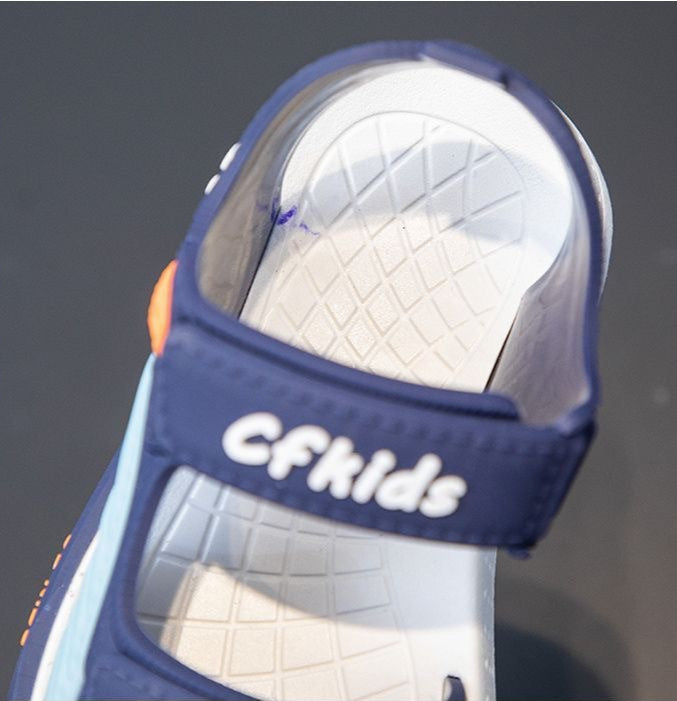 Eboo Boys' Stylish Open-Toe Sandals - Cool & Comfortable * with Straps, Soft PVC Sole
