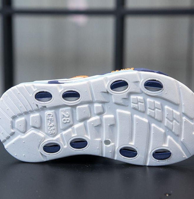 Eboo Boys' Stylish Open-Toe Sandals - Cool & Comfortable * with Straps, Soft PVC Sole