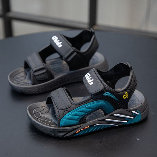 Eboo Boys' Stylish Open-Toe Sandals - Cool & Comfortable * with Straps, Soft PVC Sole