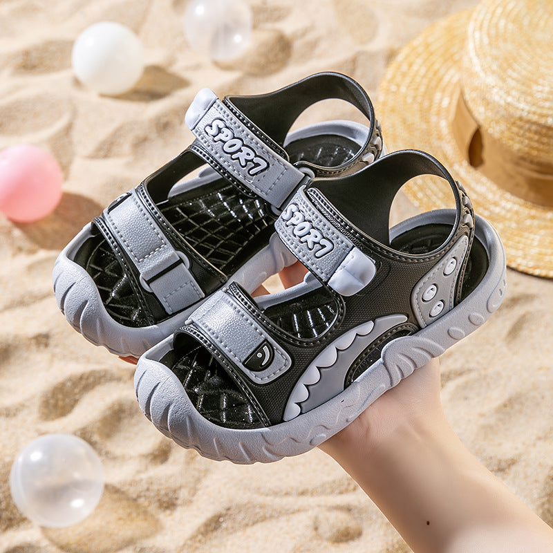 Eboo Kids' Flat Sandals, New Summer Fashion Boys Cartoon