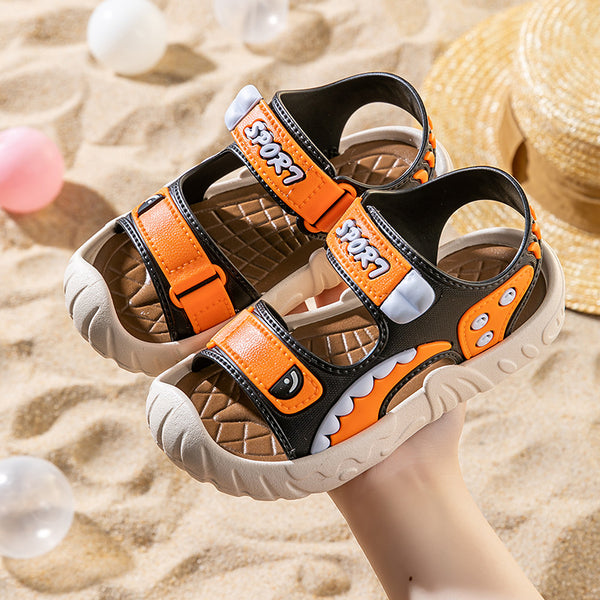 Eboo Kids' Flat Sandals, New Summer Fashion Boys Cartoon