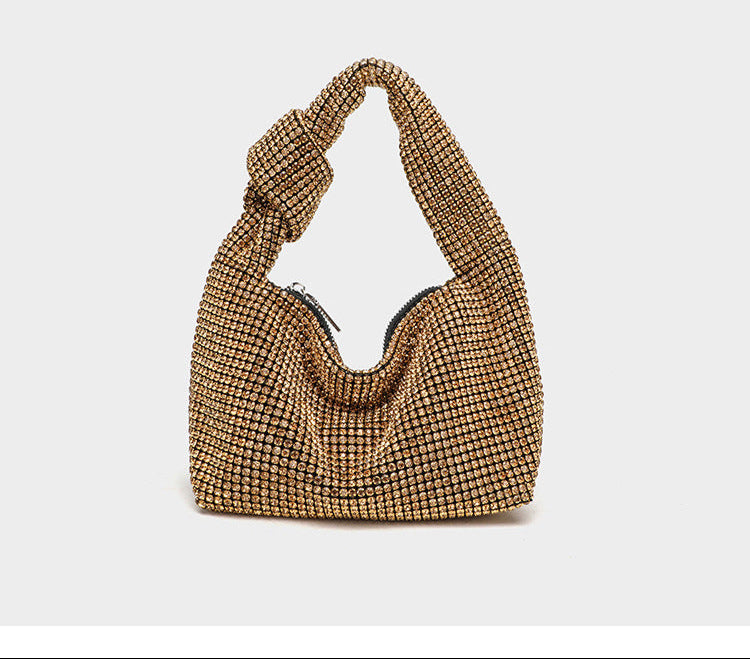 Eboo New Fashion Knotted Diamond Evening Bag Luxury Designer Bags Handbag for Women