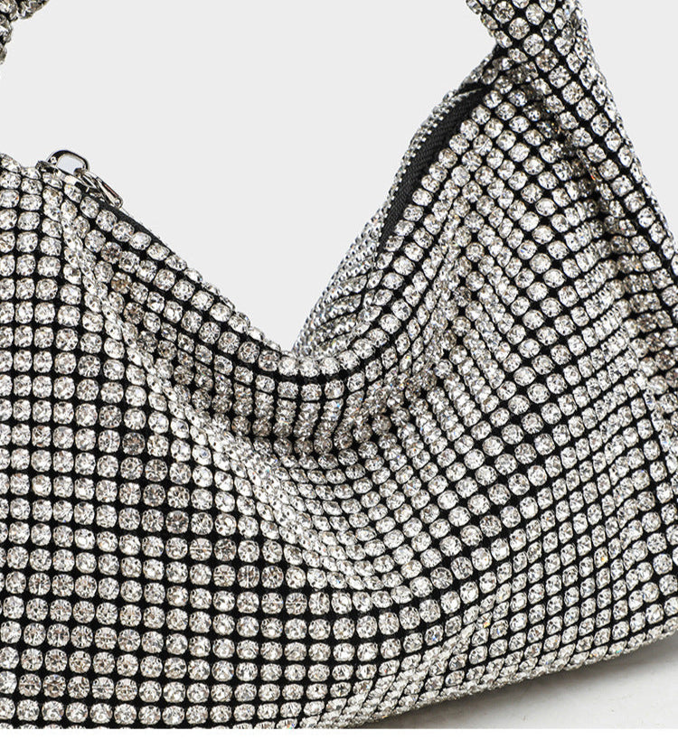 Eboo New Fashion Knotted Diamond Evening Bag Luxury Designer Bags Handbag for Women