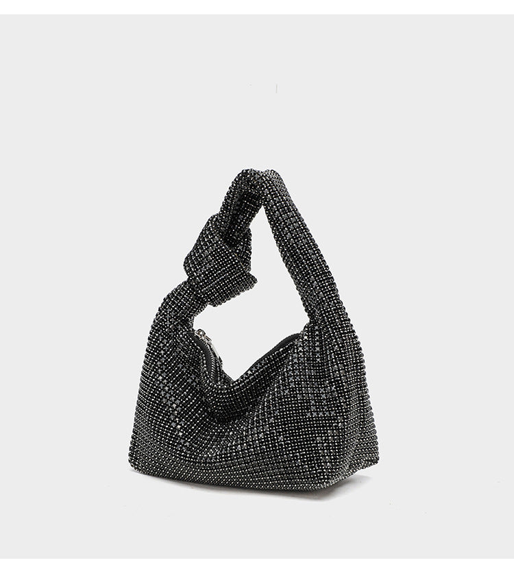 Eboo New Fashion Knotted Diamond Evening Bag Luxury Designer Bags Handbag for Women