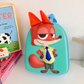 Eboo Cute 3D Fox Hard Shell Kids Backpack with Plush Ears