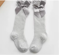Eboo Baby Girl’s Lace Knee High Socks with Bow