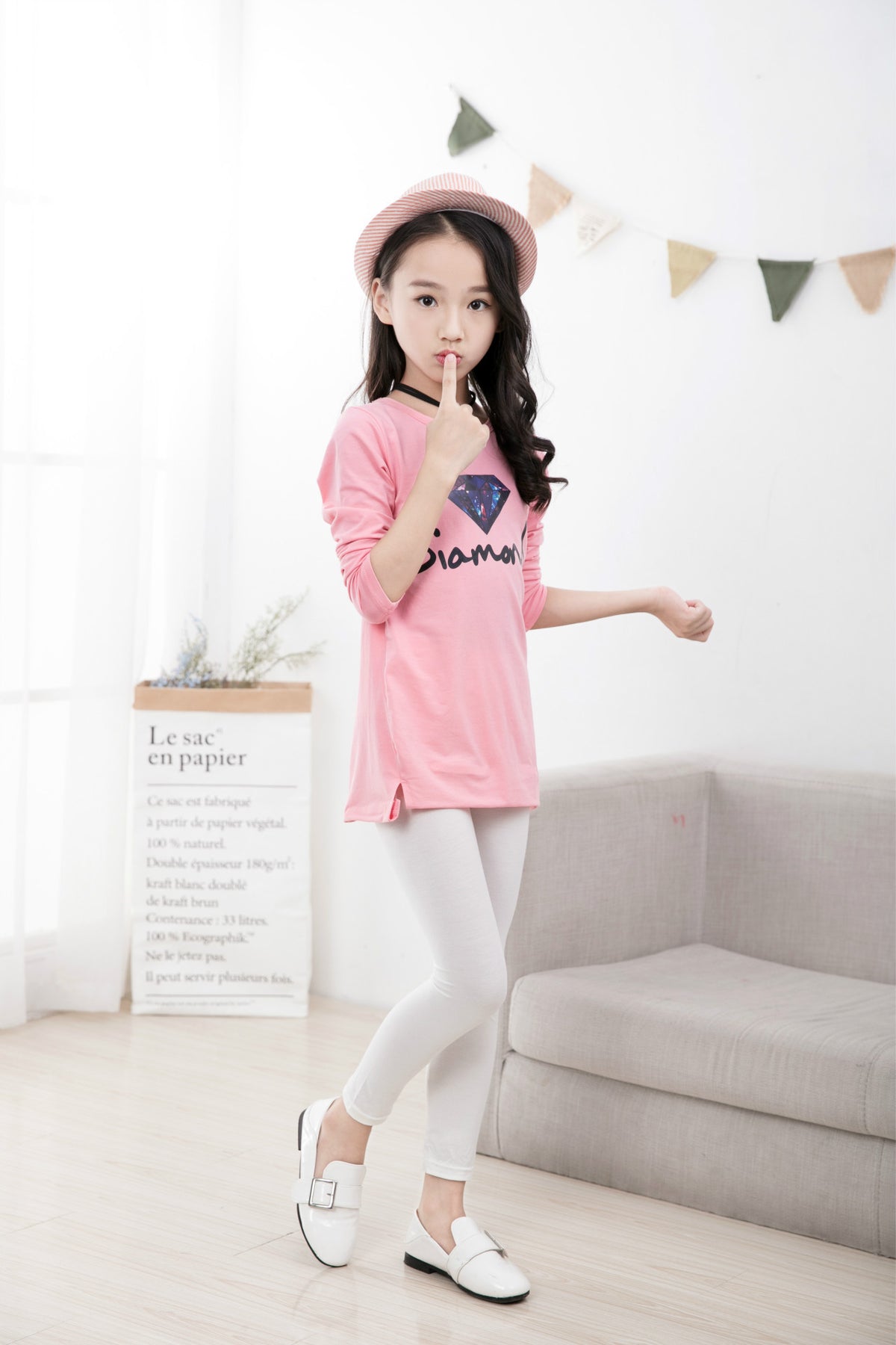 Eboo Girls Trouser Pajama Tights for Toddler & Kids
