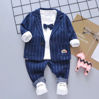 Eboo Blue Baby Boy 3 Piece Suit With Glasses